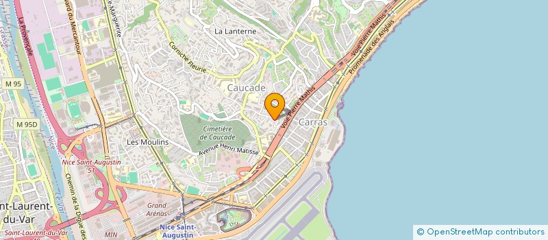 localisation de l'entreprise SCI SIFRA  NICE