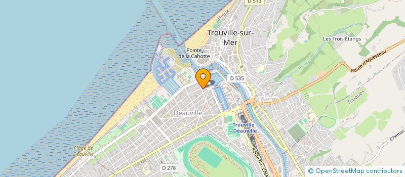 localisation de l'entreprise SCI SIFRERO à DEAUVILLE
