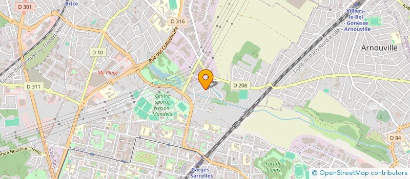 localisation de l'entreprise SCI SIFTE MEIR à SARCELLES