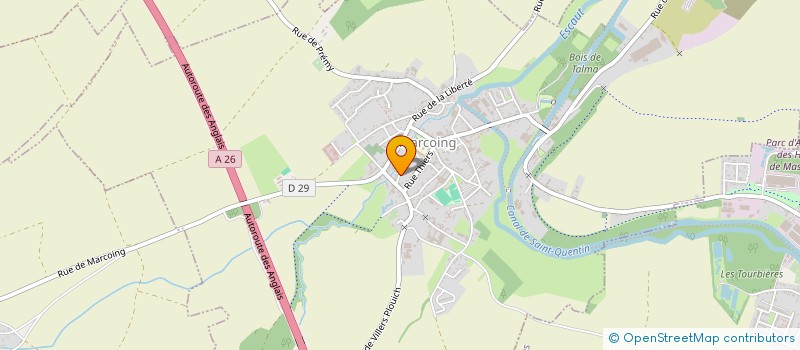 localisation de l'entreprise SCI SIGA  MARCOING