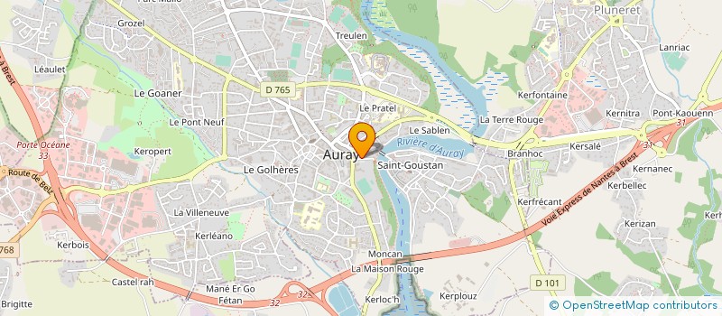 localisation de l'entreprise SCI SIGAL à AURAY