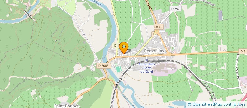 localisation de l'entreprise SCI SIGALON  REMOULINS