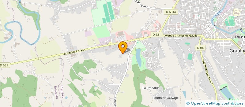 localisation de l'entreprise SCI SIGARA  GRAULHET