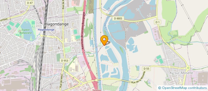 localisation de l'entreprise SCI SIGEL  AY-SUR-MOSELLE