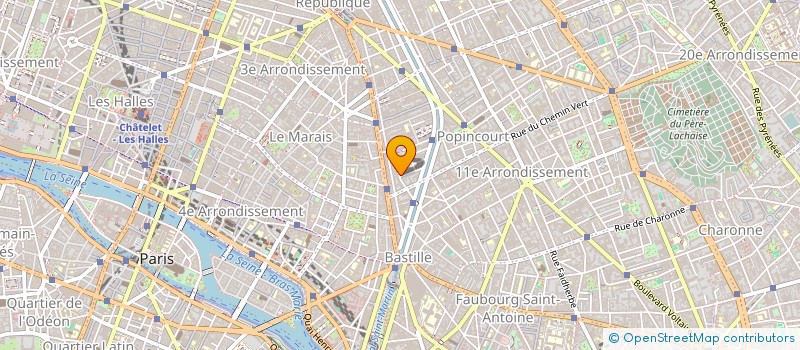 localisation de l'entreprise SCI SIGER  PARIS