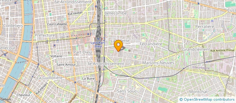 localisation de l'entreprise SCI SIGER  LYON