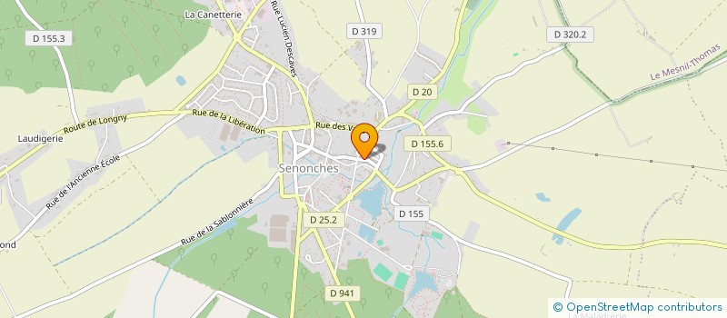 localisation de l'entreprise SCI SIGFRID à SENONCHES