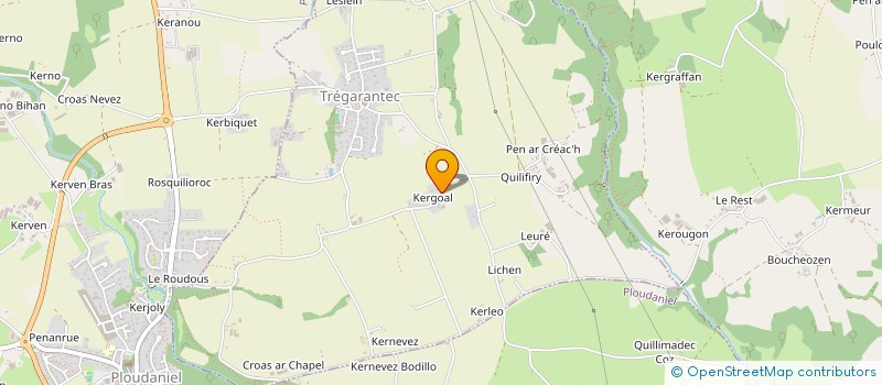 localisation de l'entreprise SCI SIGICO  TREGARANTEC