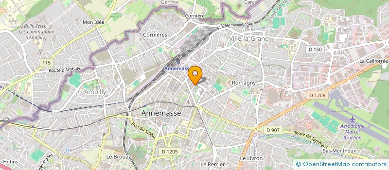 localisation de l'entreprise SCI SIGISMOND à ANNEMASSE