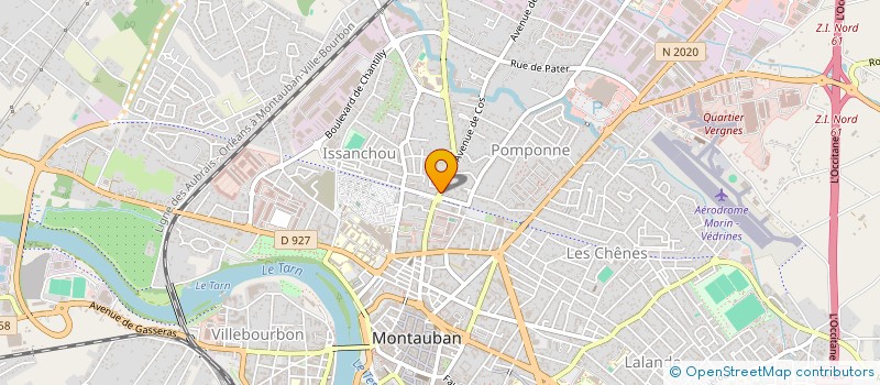 localisation de l'entreprise SCI SIGMA  MONTAUBAN