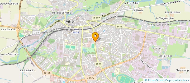 localisation de l'entreprise SCI SIGMA  VITRE