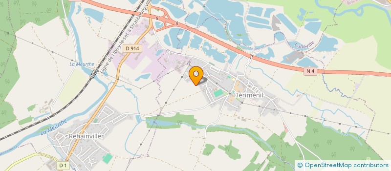 localisation de l'entreprise SCI SIGMA DEVELOPPEMENT  LUNEVILLE