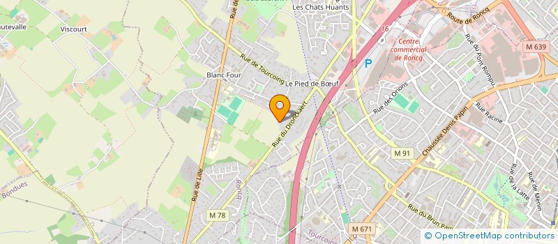 localisation de l'entreprise SCI SIGNES à RONCQ