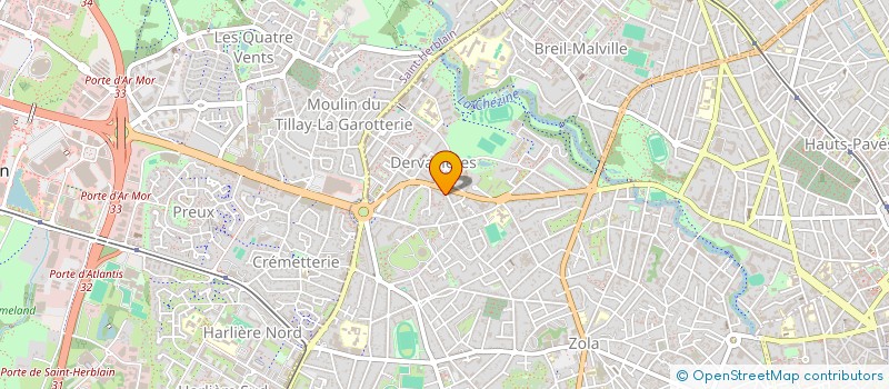 localisation de l'entreprise SCI SIGOIGNET  NANTES