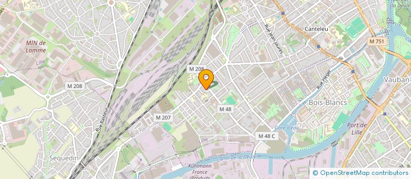 localisation de l'entreprise SCI SIIF 16 à LILLE