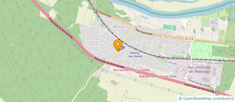 localisation de l'entreprise SCI SIJA GESTION  ROSNY-SUR-SEINE