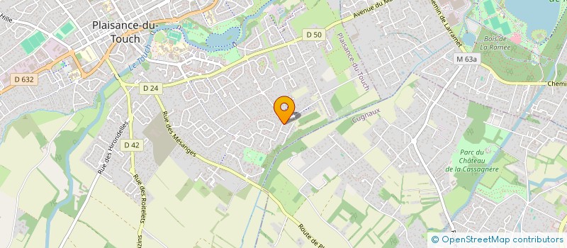 localisation de l'entreprise SCI SIJAMEYA  PLAISANCE-DU-TOUCH