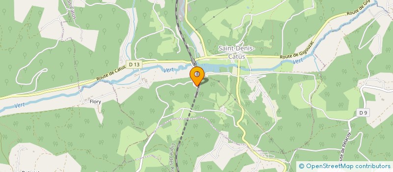 localisation de l'entreprise SCI SIJANE  SAINT-DENIS-CATUS