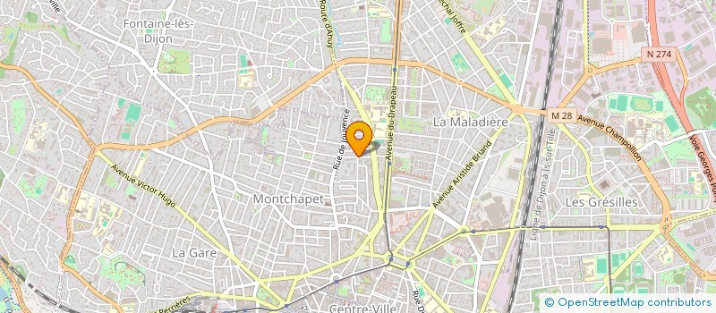 localisation de l'entreprise SCI SIJATICA à DIJON