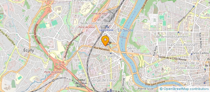 localisation de l'entreprise SCI SIJOLI  LYON