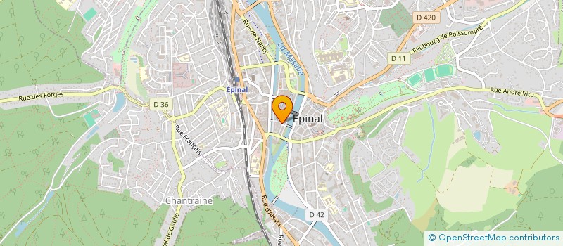 localisation de l'entreprise SCI SIKA à EPINAL