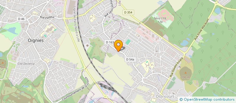 localisation de l'entreprise SCI SIKA  OSTRICOURT