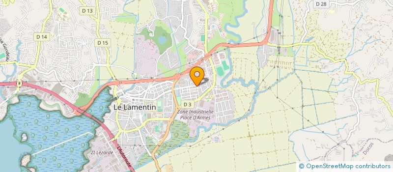 localisation de l'entreprise SCI SIKA  LE LAMENTIN