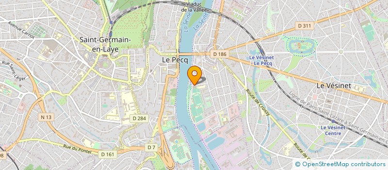 localisation de l'entreprise SCI SIL  LE PECQ