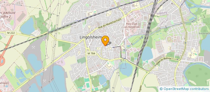 localisation de l'entreprise SCI SILA  LINGOLSHEIM