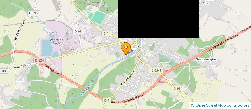 localisation de l'entreprise SCI SILAC  CARCARES-SAINTE-CROIX