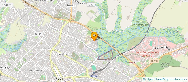 localisation de l'entreprise SCI SILAGO  ROYAN