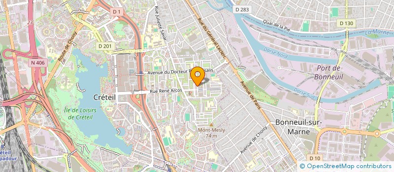 localisation de l'entreprise SCI SILAN à CRETEIL