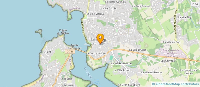 localisation de l'entreprise SCI SILANE  SAINT-BRIAC-SUR-MER