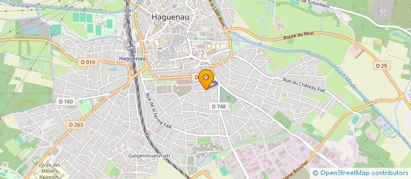 localisation de l'entreprise SCI SILAS  HAGUENAU