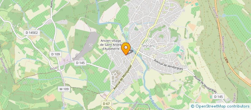 localisation de l'entreprise SCI SILASOL  TEYRAN