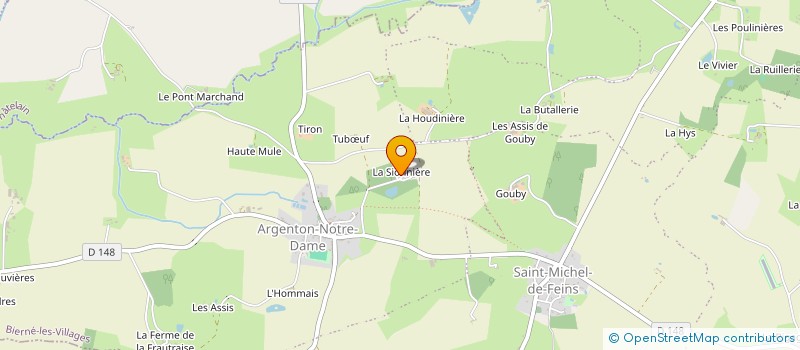 localisation de l'entreprise SCI SILATA  BEAUMONT-PIED-DE-BOEUF