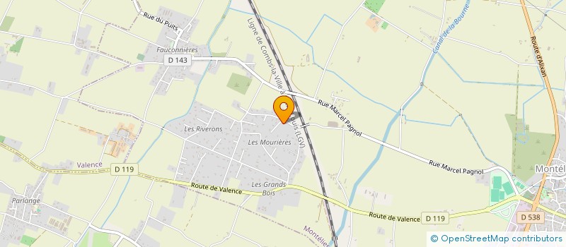 localisation de l'entreprise SCI SILAUMUR à MONTELIER