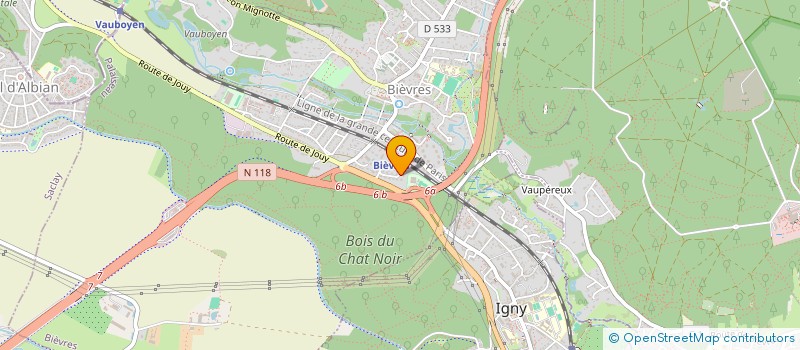 localisation de l'entreprise SCI SILBERDISTEL  BIEVRES