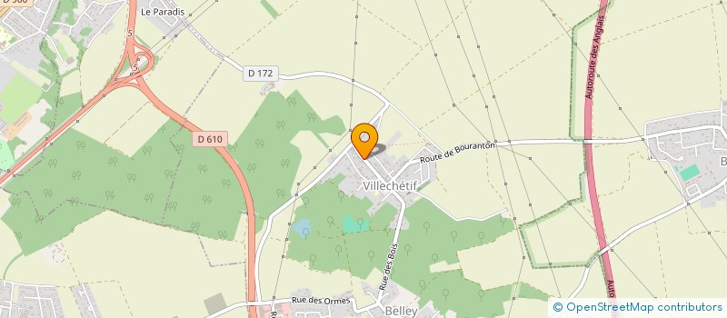 localisation de l'entreprise SCI SILEAC  VILLECHETIF