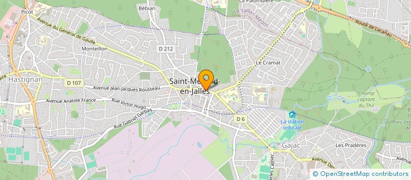 localisation de l'entreprise SCI SILEB  SAINT-MEDARD-EN-JALLES