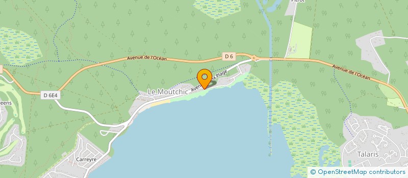 localisation de l'entreprise SCI SILENCES  LACANAU