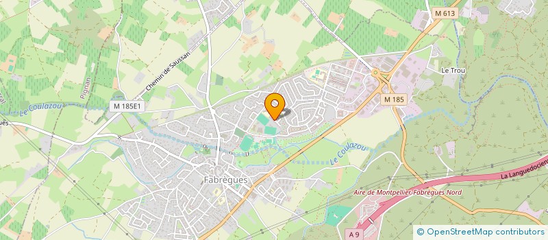 localisation de l'entreprise SCI SILENE  FABREGUES