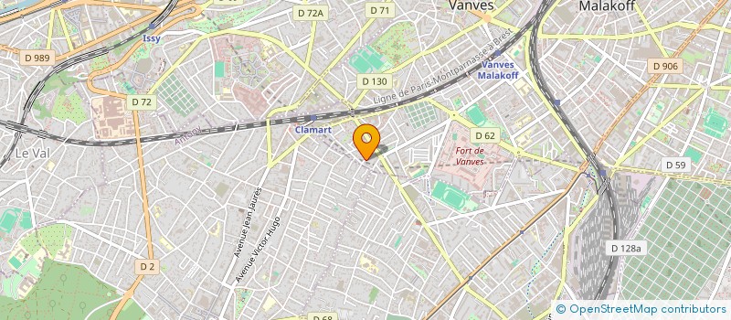 localisation de l'entreprise SCI SILENI  MALAKOFF