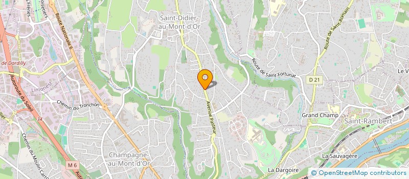 localisation de l'entreprise SCI SILFA  SAINT-DIDIER-AU-MONT-D'OR