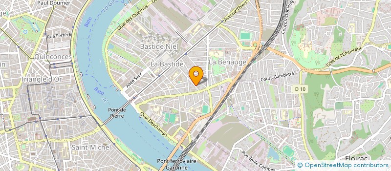 localisation de l'entreprise SCI SILFER  BORDEAUX