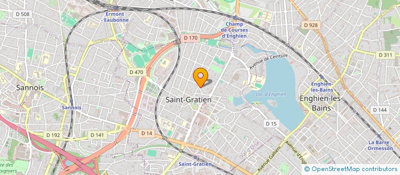 localisation de l'entreprise SCI SILFIL  SAINT-GRATIEN