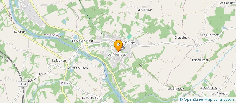 localisation de l'entreprise SCI SILHERSOC à LE MENOUX