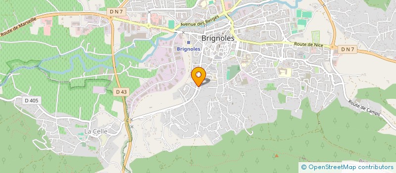 localisation de l'entreprise SCI SILHOURAIS 14 à BRIGNOLES