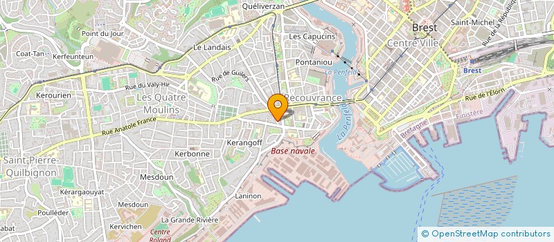 localisation de l'entreprise SCI SILI  BREST