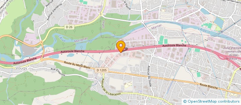 localisation de l'entreprise SCI SILIF  MARNAZ